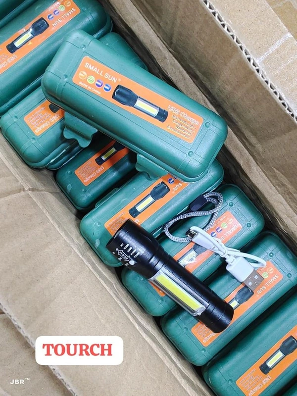 Emergency Mini Torch With 2 Mode - Black, Mini