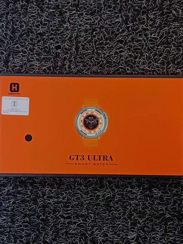 Round Ultra Watch With 2 Strepe Free - Silver, Free