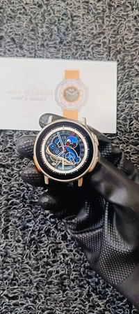 Round Ultra Watch With 2 Strepe Free - Silver, Free