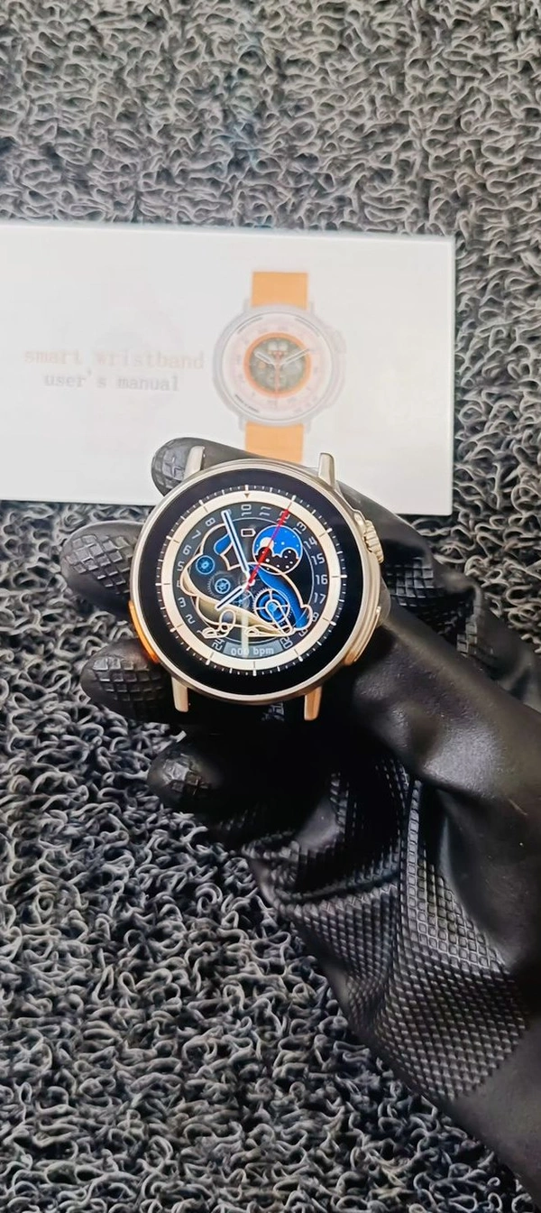 Round Ultra Watch With 2 Strepe Free - Silver, Free