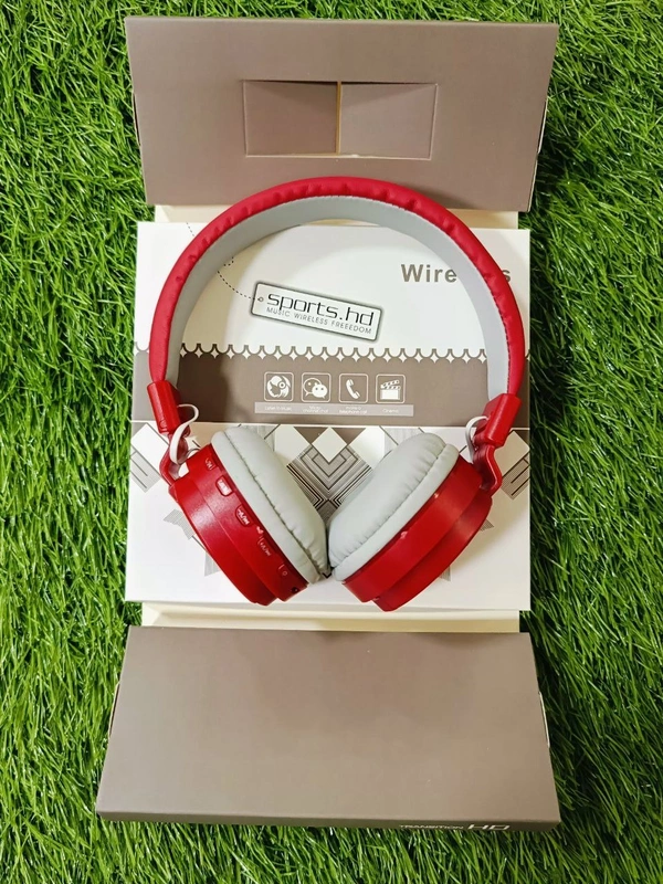 Bluetooth Headphones  - Red, Free