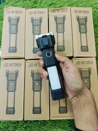 Multifunctional Heavy-duty Magnetic Flashlight 🔦 - Black, Free