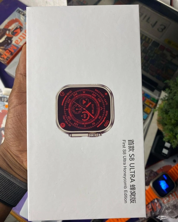 S8 Ultra 4G Sim Card Watch  - Web Orange, Free