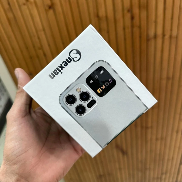 Flip Keypad Phone Like iPhone  - Purple Pizzazz