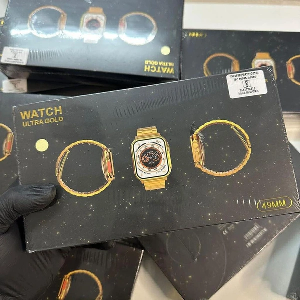 24K Golden Smart Watch  - Gold