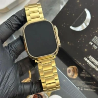 24K Golden Smart Watch  - Gold