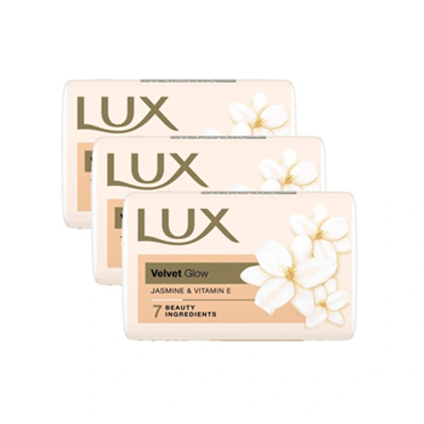 Lux Velvet Glow Jasmine & Vitamin E Beauty Soap - 4×150gm