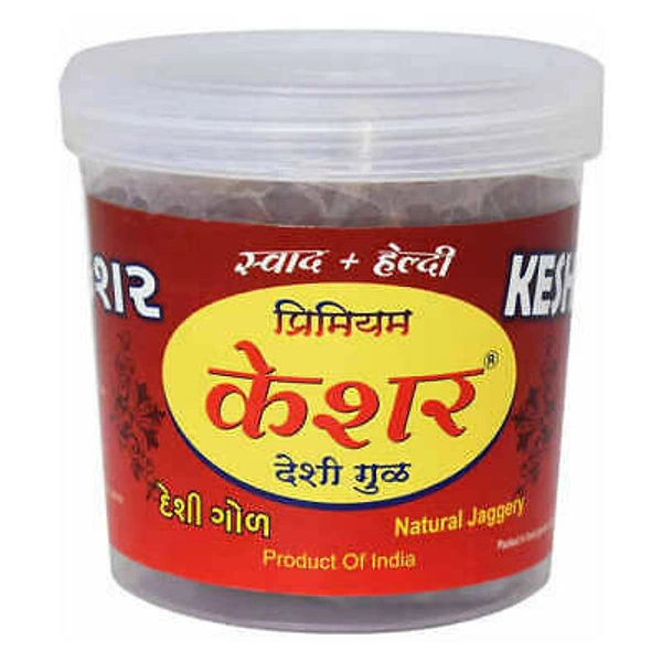 Keshar Premium Natural Jaggery Jar - 900 gm