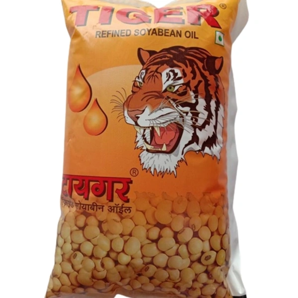 Tiger Soyabean Refined Oil - 1ltr