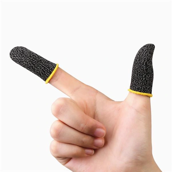 FINGER SLEEVE FOR BGMI PUBG FREE FIRE COD ETC. - Black, Free