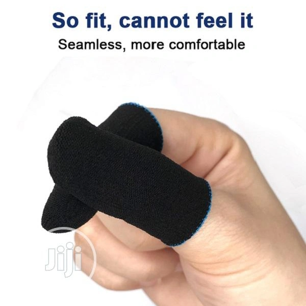 FINGER SLEEVE FOR BGMI PUBG FREE FIRE COD ETC. - Black, Free