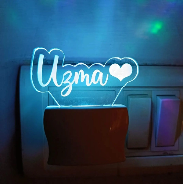 PBA NAME LAMP WITH MULTIPLE COLOURS (SINGLE NAME - White