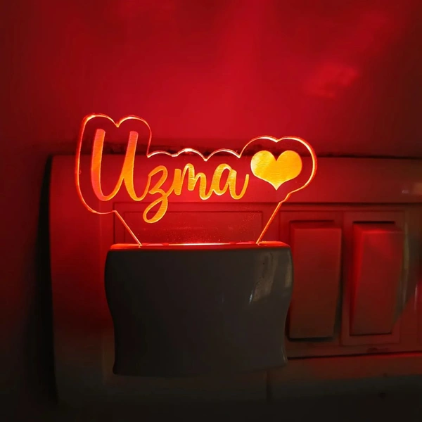 PBA NAME LAMP WITH MULTIPLE COLOURS (SINGLE NAME - White