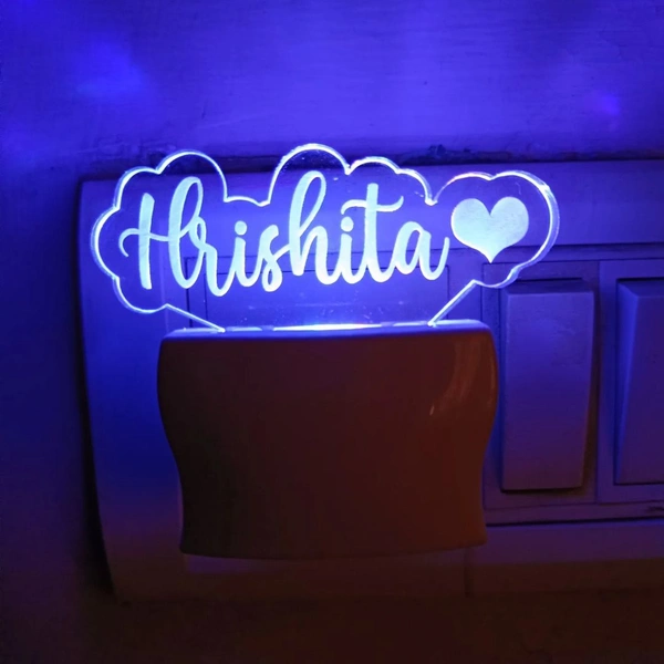 PBA NAME LAMP WITH MULTIPLE COLOURS (SINGLE NAME - White