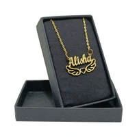 PBA FANCY DESIGN NAME PENDANT (SINGLE NAME) - Mercury, Gold