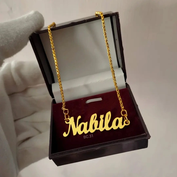 PBA ALL NAME PENDANT GOLD (SINGLE NAME) - Gold, Alto