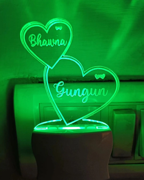 PBA NAME LAMP WITH MULTIPLE COLOURS (DOUBLE NAME)