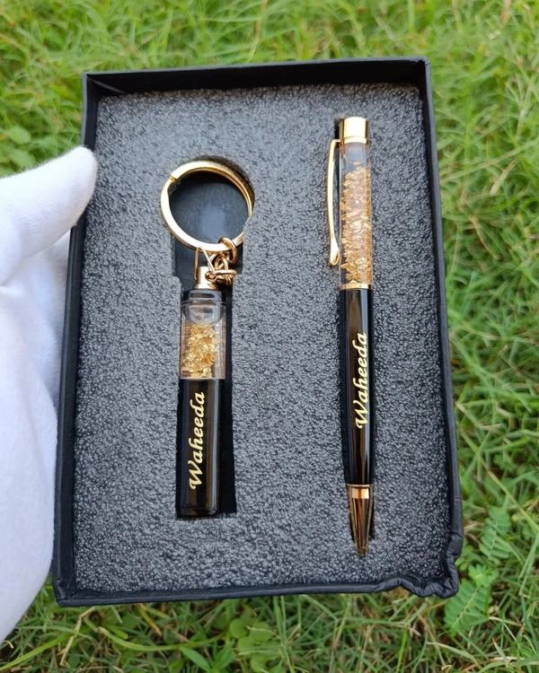 PBA CUSTOMIZE NAME PEN WITH KEYCHAIN 