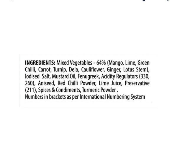 Pickle - Tops Mixed-900g