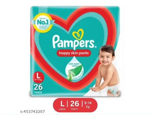 Pampers Happy Skin Pants Diapers(L×26pcs)