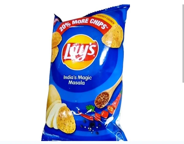Lay's India's Magic Masala Potato Chip (8 gm Extra, 20% More)40g.