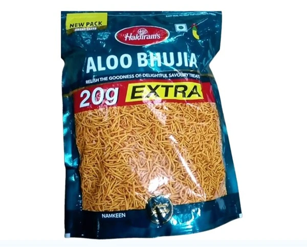 Haldiram's Aloo Bhujia (20 gm Extra)-400g.
