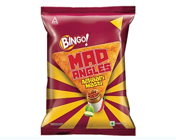 Bingo Mad Angles Achaari Masti Nachos Chip - 117g