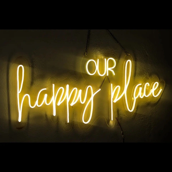 Our happy place - warm white, 1.5×3 sq. feet