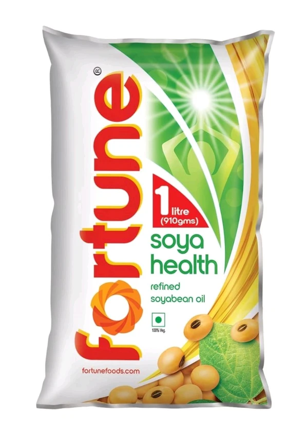 Fortune Soyabean Refined Oil -1Ltr(910gm)