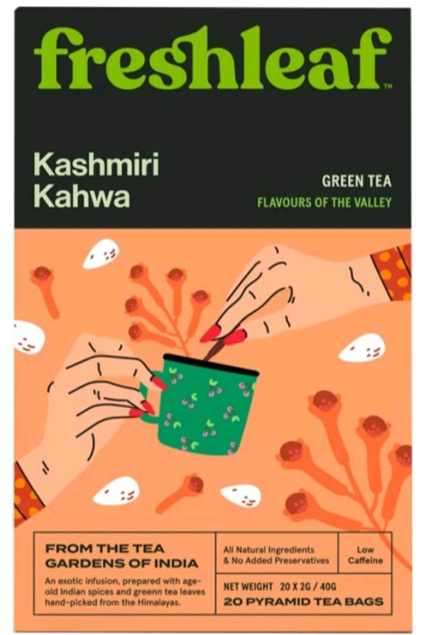 Kashmiri Kahwa -freshleaf-Green Tea