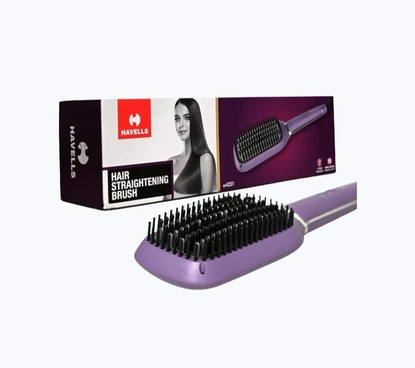 havells hair brus straigtener (50 w,hs 4201,purple)