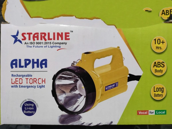STARLINE KISAN TORCH - YELLOW