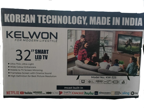 KELWON SMART LED TV 32INCH - BLACK