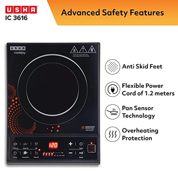USHA 1600 WATT INDUCATION COOKER