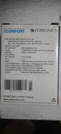 Zebronics Wired Mouse