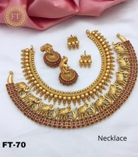Matte Necklace  - Gold, NA
