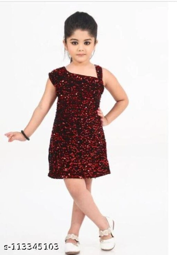 Frocks & Dresses  - Wine & Bottle Green, 1 Yr To 8 Yr