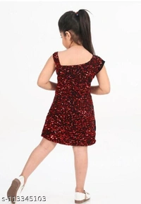 Frocks & Dresses  - Wine & Bottle Green, 1 Yr To 8 Yr