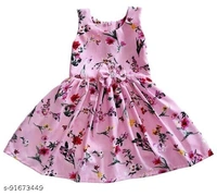 Princess Trendy Girls Frocks & Dresses  - White . Blue. Pink. Yellow, 1 Yr To 9 Yr