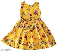 Princess Trendy Girls Frocks & Dresses  - White . Blue. Pink. Yellow, 1 Yr To 9 Yr