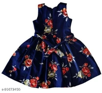 Princess Trendy Girls Frocks & Dresses  - White . Blue. Pink. Yellow, 1 Yr To 9 Yr