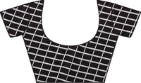 Printed Daily Wear Georgette Sarees  - Black Grey, Full