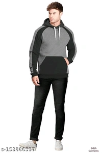 Men's Hoodie  - Black, All Size Available