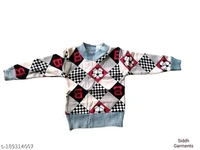 Kids Woolen Sweater Boys And Girls - Red