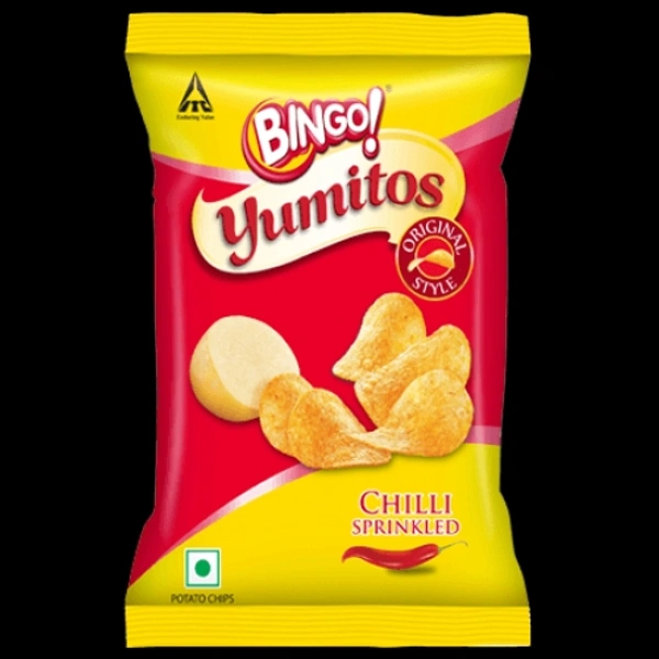 Bingo Yumitos Potato Chips - Original Style, Chilli - 25.5 g