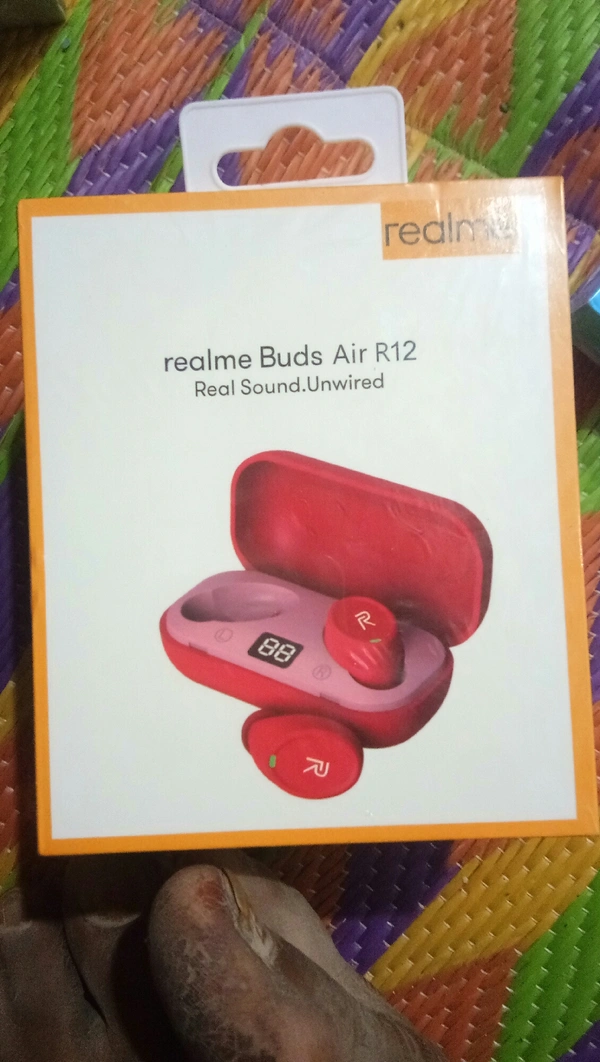 Realme Buds Airdooes R12 Original Red - Red