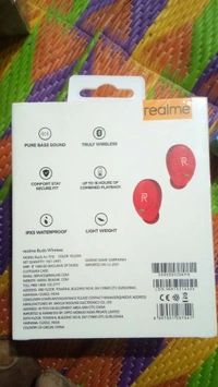 Realme Buds Airdooes R12 Original Red - Red