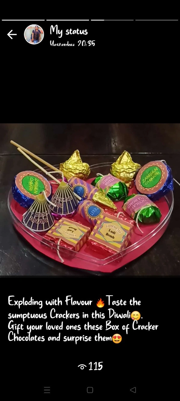 Diwali Edible Cracker Chocolates 