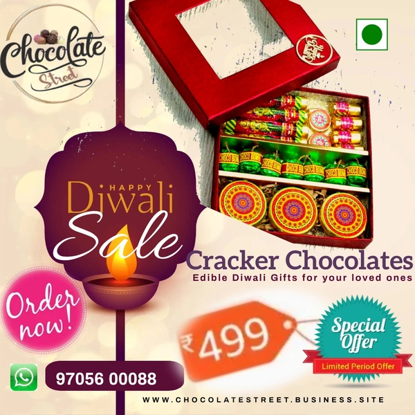 Diwali Edible Cracker Chocolates 