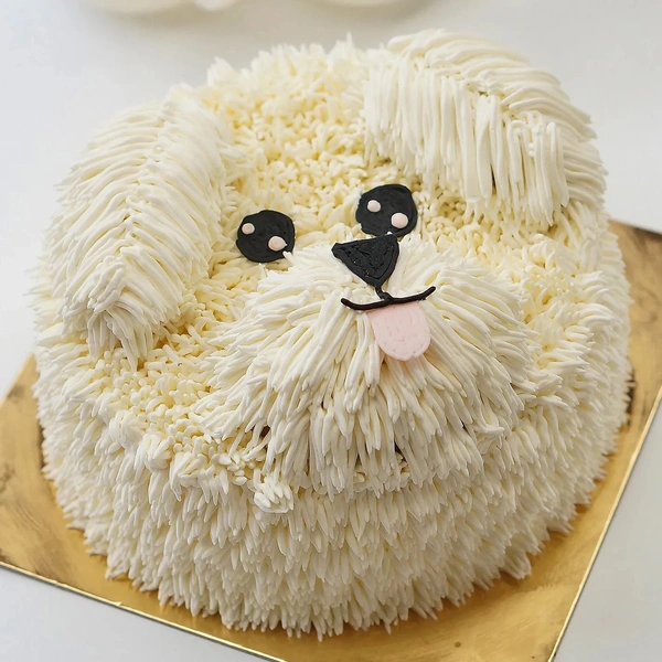 Designer Adorable Pup  Cake Half Kg